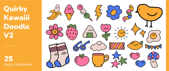 Quirky Kawaii Doodle 2