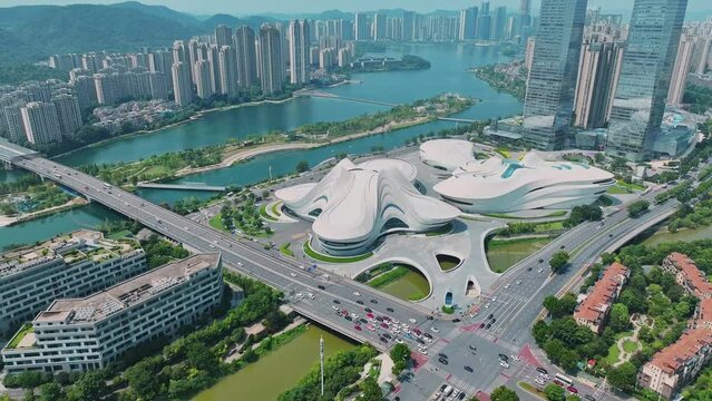 Urban architecture in Changsha, China