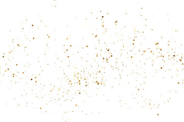 Fototapeta Gold glitter. Golden sparkle confetti. Shiny glittering dust. obraz