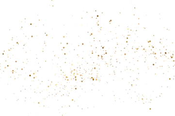 Foto op Plexiglas Gold glitter. Golden sparkle confetti. Shiny glittering dust. © Maryna Stryzhak