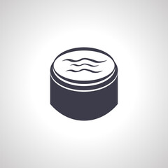 cosmetic cream icon. skin cream icon.