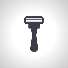 Razor blade shave icon. shaving razor icon.