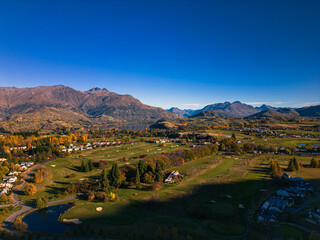 landscape with mountains