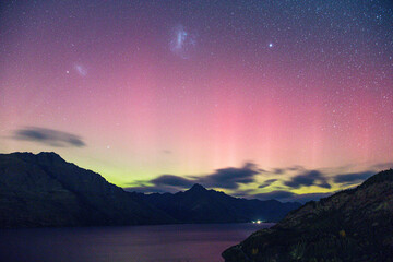 sunset in the mountains