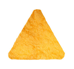 Triangle snack isolated on white background.