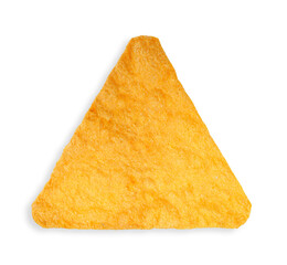 Triangle snack isolated on white background.