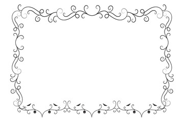 Halloween flourish wilds swirls Square Border frame, witch creepy scary bone victorian pumpkin bat spider pictures frames, vintage rectangle Decorative curly Elegant embellishment ornament borders  