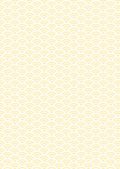 青海波文様　和柄の背景イラスト