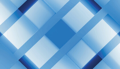 Abstract bacgkround blue and white gradient. Modern blue abstract rectangle box lines background for presentation design, banner, brocure, and business card vector illustration.
