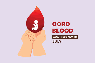 Pregnancy and infant loss awareness month concept. Colored flat vector illustration isolated. 