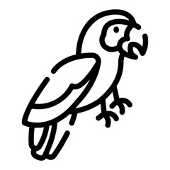 bird Line Icon