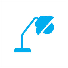table lamp icon vector illustration symbol