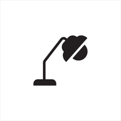 table lamp icon vector illustration symbol