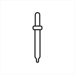 pipette icon vector illustration symbol