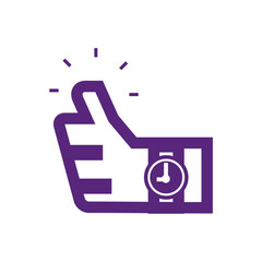 ok thumbs up icon vector design