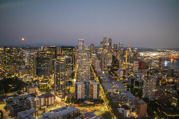 Fototapeta na wymiar Seattle overview