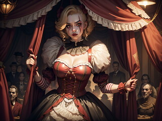 Obraz premium the girl in a dress