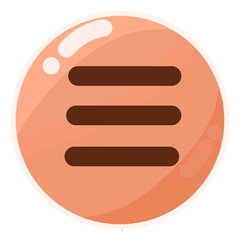 Icon button of computer