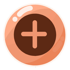 Icon button of computer