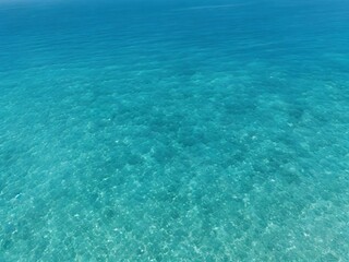 Fototapeta na wymiar Blue sea surface, top view