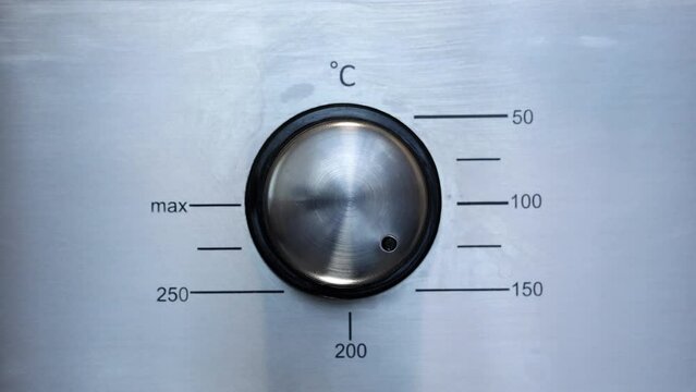 The Person Sets The Oven Mode And Temperature To 150 Degrees Celsius
