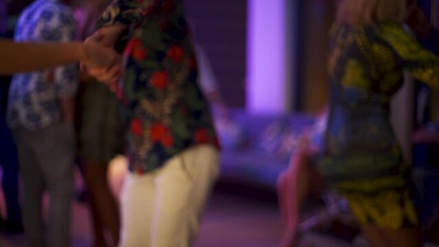 dancing couple salsa