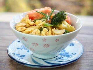 토마토와 채소 계란볶음, 요리