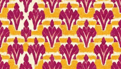 ikat seamless pattern