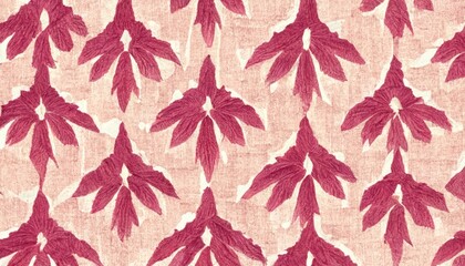 ikat seamless with flower wallpaper
