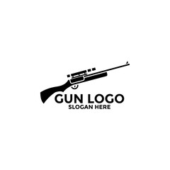 Creative Gun Logo Design. Gun Logo Template. Gun Vector