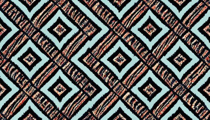 ikat seamless pattern