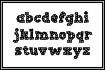 Versatile Collection of Little Star Alphabet Letters for Various Uses