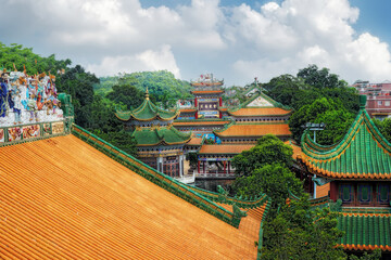 Guangzhou, Guangdong, China. Zini Village, Shawan Town, Panyu Nanyue Garden. The garden features...
