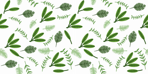 Seamless vector pattern hand-drawn line with leaves fabric seamless patterns The geometric pattern with lines. Seamless vector background. for paper,cover,interior decor,texture,fabric,clothing