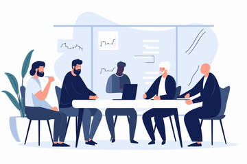 meeting in the office