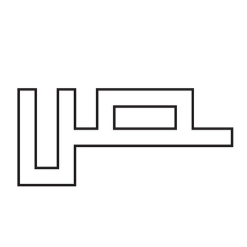 arabic calligraphy geometric black and white clip art preview