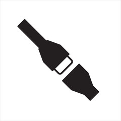 seat belt icon vector illustration symbol