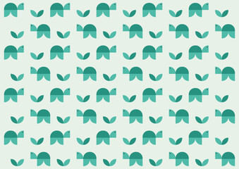 green turtle seamless pattern background design