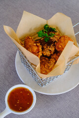chicken fry stick and sauce set