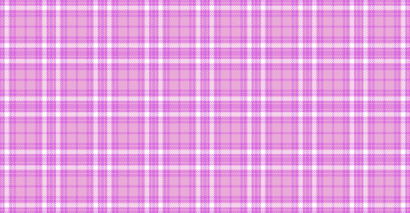 Tartan check plaid texture seamless pattern in pink, blue, white Modern print in barbie ken style for fashion, home decor and stationary Scottish vichy texture Vector illustration