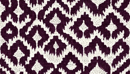 Ikat seamless pattern traditional pattern background. Beautiful Ethnic abstract ikat art. rug texture vector ethnic tribal pattern seamless in decoration.
