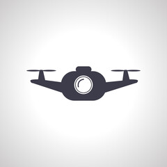 drone icon. drone with camera icon.