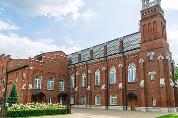 Lutheran Church in Vladikavkaz. A prayer house built by the German community in the 19th century in the city of Vladikavkaz. Evangelical Lutheran Church. A Gothic building in the Caucasus.
