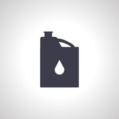 petrol canister icon, oil jerrycan icon.