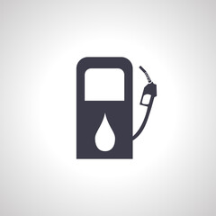 Obraz premium Gas station icon. gasoline pump icon. fuel sign
