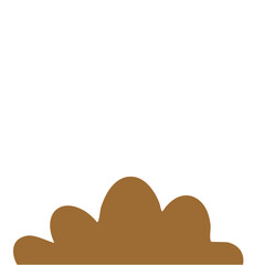 Dark Brown Cloud Cartoon