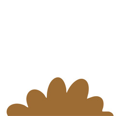 Dark Brown Cloud Cartoon