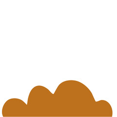 Dark Brown Cloud Cartoon