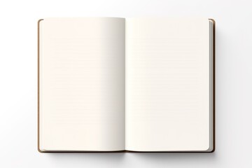 Endless Possibilities: Blank Open Notebook