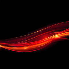 Red Energy Flow Background